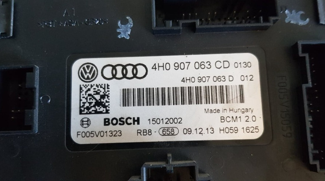 Calculator confort / Bornetz Audi A8 D4 4H cod 4h0907063d