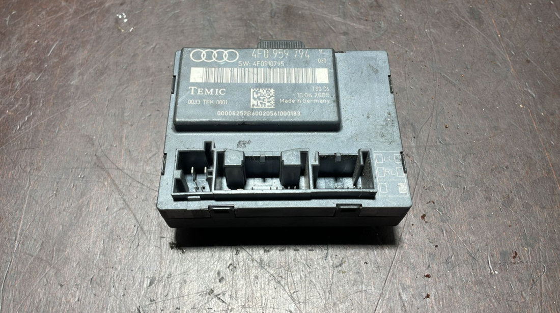 Calculator confort cod 4F0959794 pentru Audi A6 C6 break an 2005 - 2009