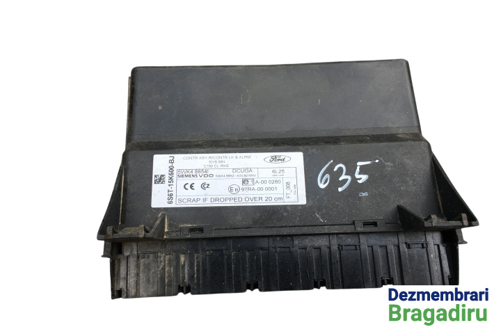 Calculator confort Cod: 6S6T-15K600-BJ 6S6T-15K600-BJ Ford Fiesta 5 [facelift] [2005 - 2010] Hatchback 3-usi 1.3 MT (69 hp)
