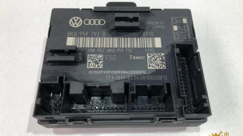 Calculator confort dreapta fata Audi A4 (2007-2011) [8K2, B8] 8k0959792b