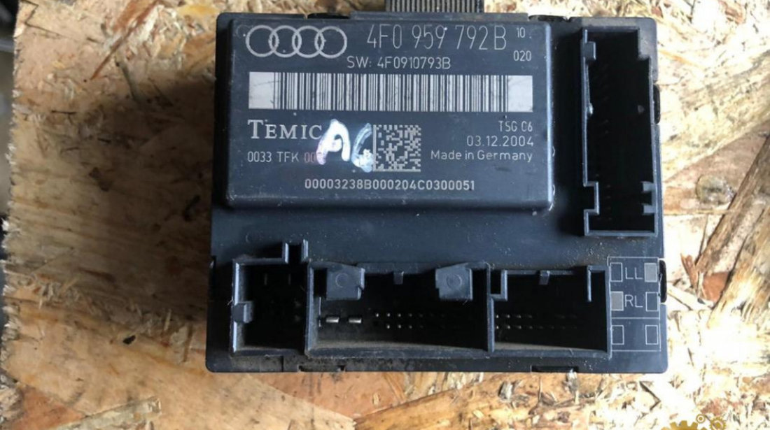 Calculator confort dreapta fata Audi A6 (2004-2011) [4F2, C6] 4f0959792b
