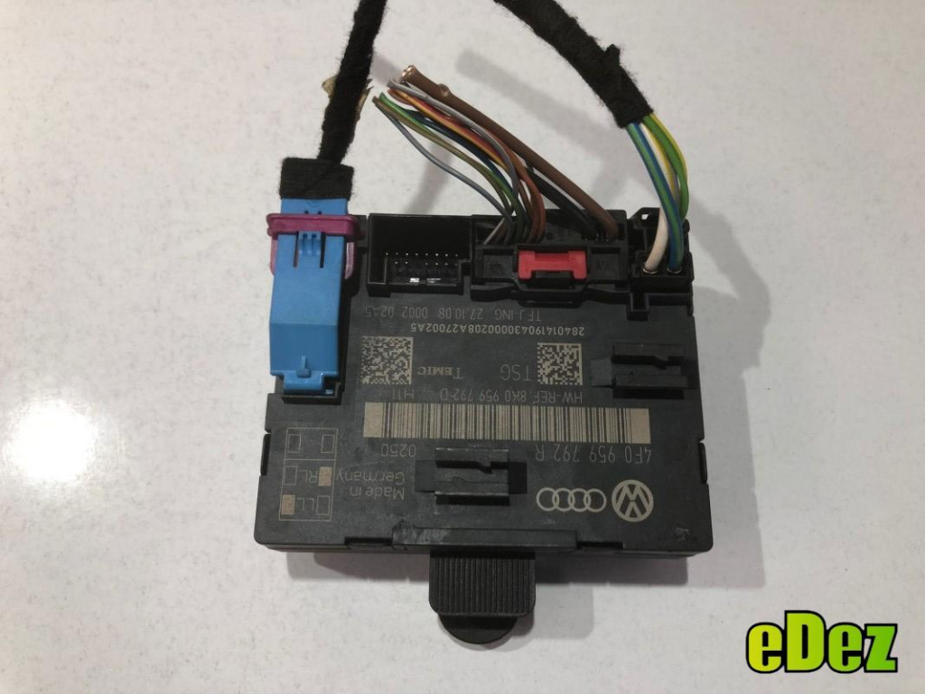 Calculator confort dreapta fata Audi A6 facelift (2008-2011) [4f, C6] 4f0959792r