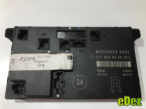 Calculator confort dreapta fata Mercedes E-Class (2002-2008) [W211] a2118200426