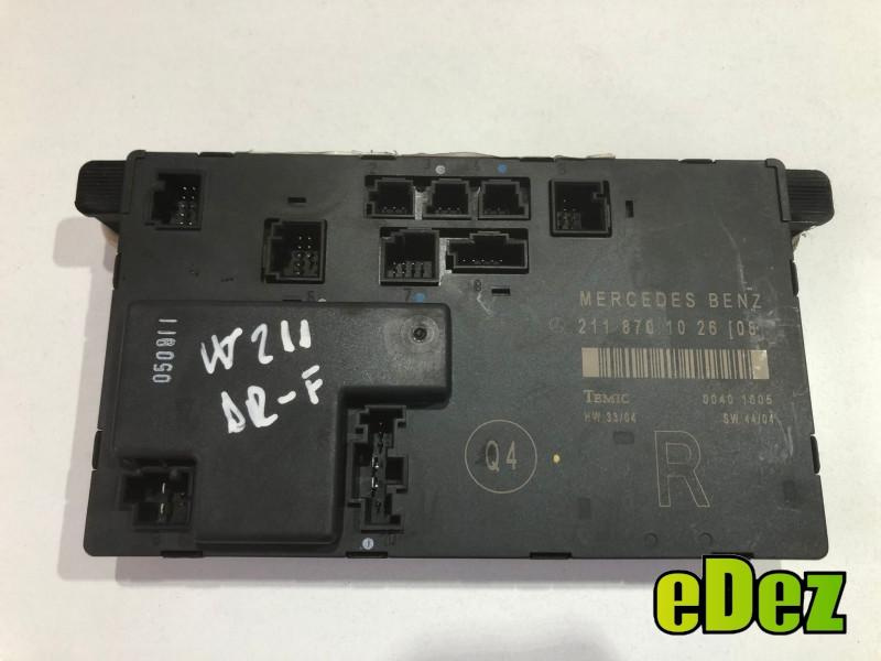 Calculator confort dreapta fata Mercedes E-Class (2002-2008) [W211] a2118701026