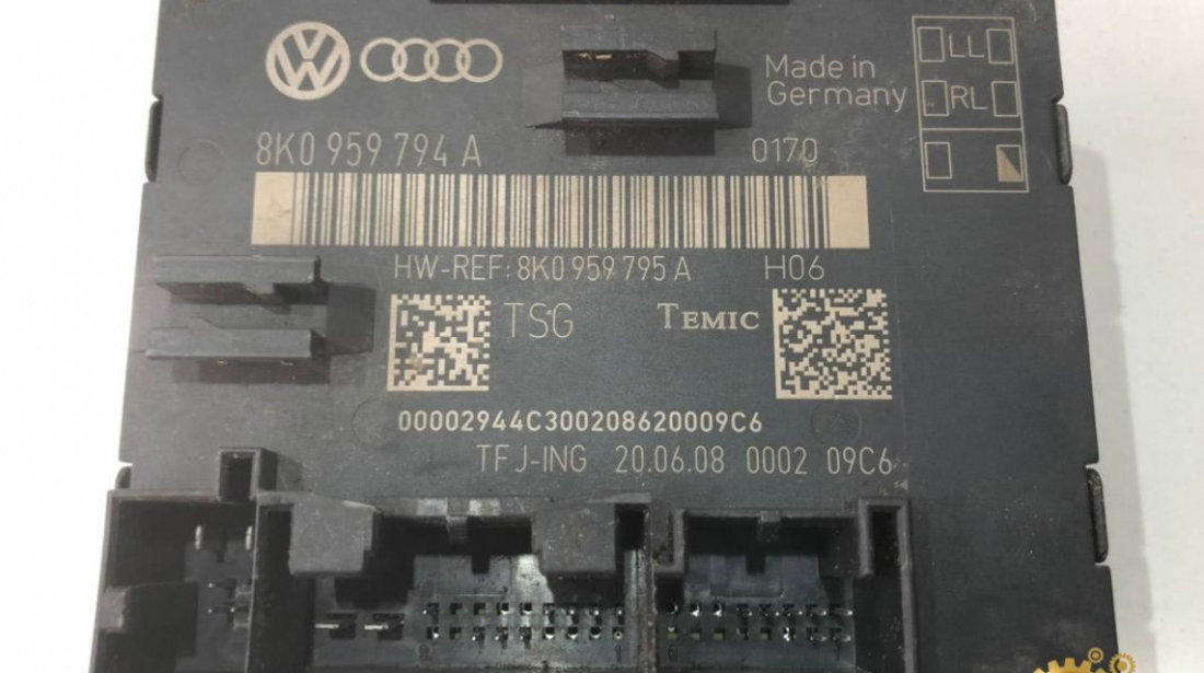 Calculator confort dreapta spate Audi A4 Allroad (2009-2011) [8KH, B8] 8k0959794a