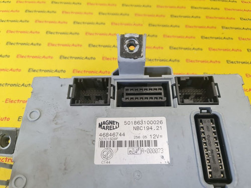 CALCULATOR CONFORT FIAT CROMA, 501863100026, 46846744