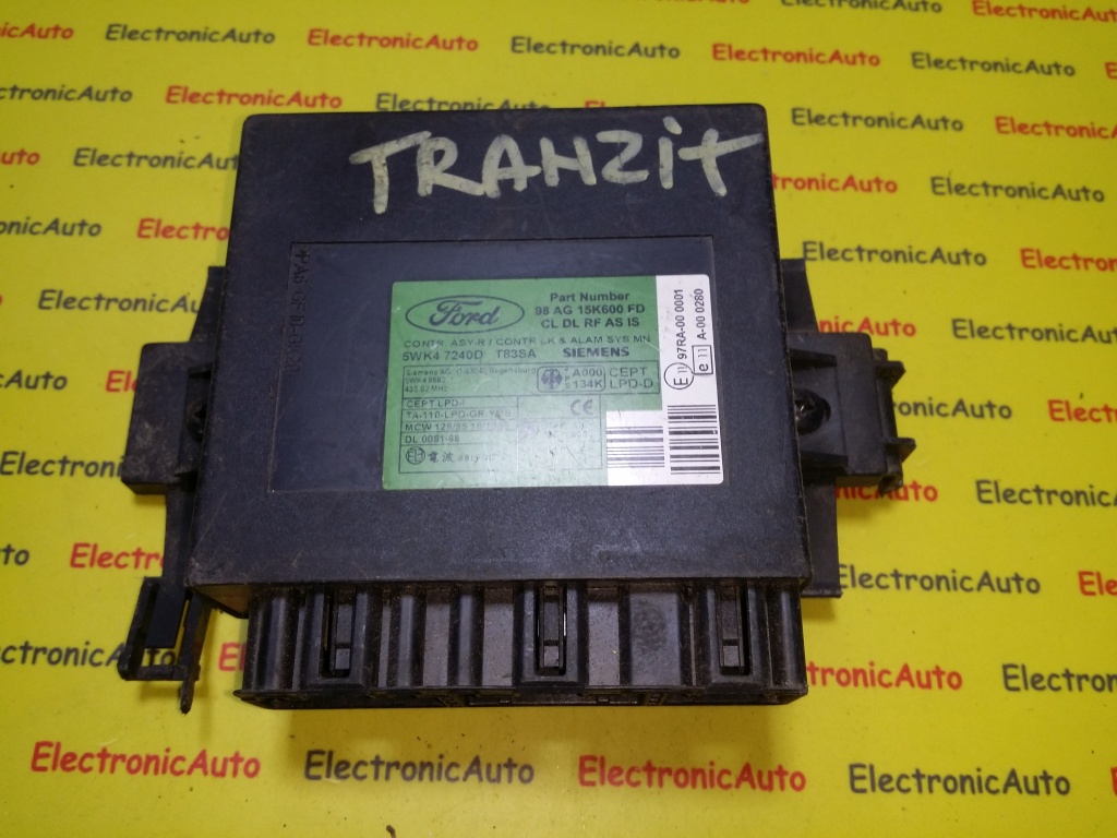 Calculator confort Ford Transit, Focus 98AG15K600FD