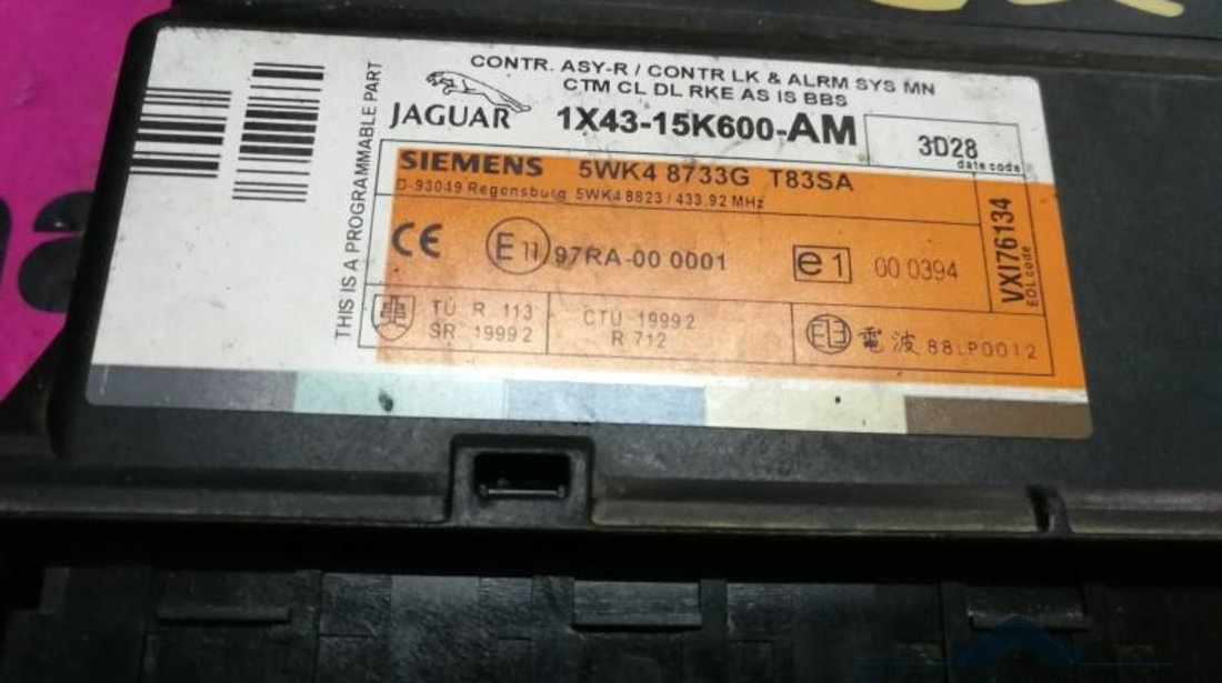 Calculator confort Jaguar X-Type (2001-2009) 1x4315k600am