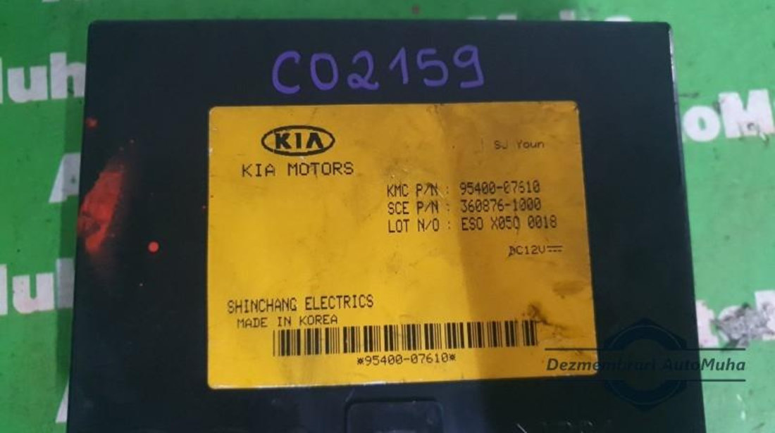 Calculator confort Kia Picanto (2004-2011) 9540007610