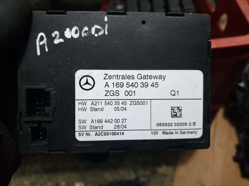 Calculator confort Mercedes A-Class (2004-2012) [W169] 2.0 cdi a1695403945
