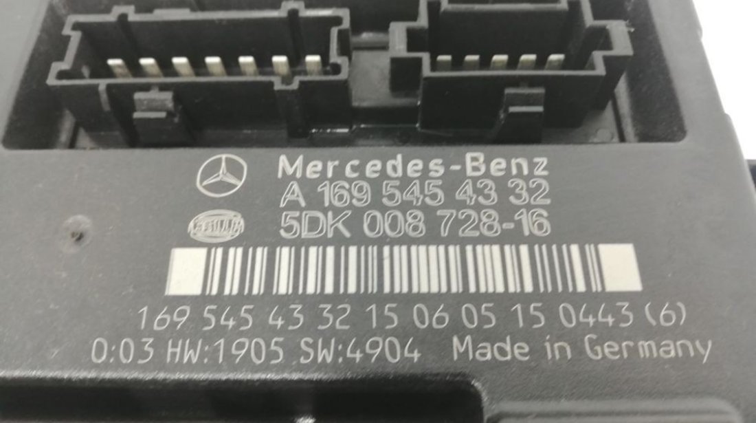 Calculator confort Mercedes B Class W245 An 2005 2006 2007 2008 2009 2010 2011 cod A1695454332