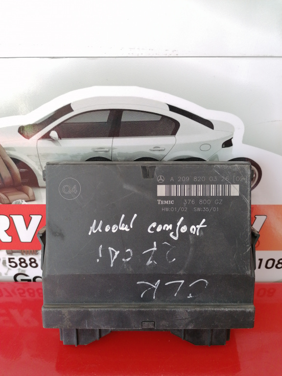 Calculator confort Mercedes-Benz CLK (2002-2009) [C209] 2.7 Motorina 2002, A2098200326
