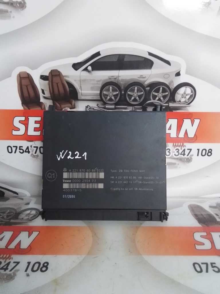 Calculator confort Mercedes-Benz S-Class (2005-2009) [W221] 3.0 Motorina 2008, A2218706086
