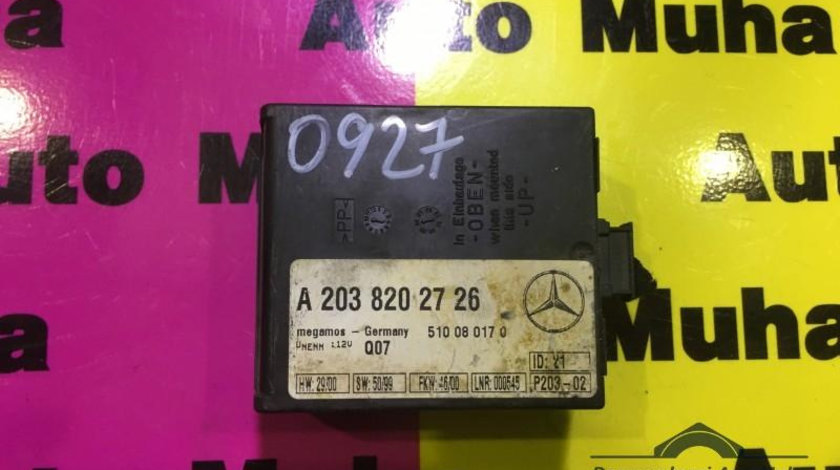 Calculator confort Mercedes C-Class (2001-2007) [W203] A 203 820 27 26