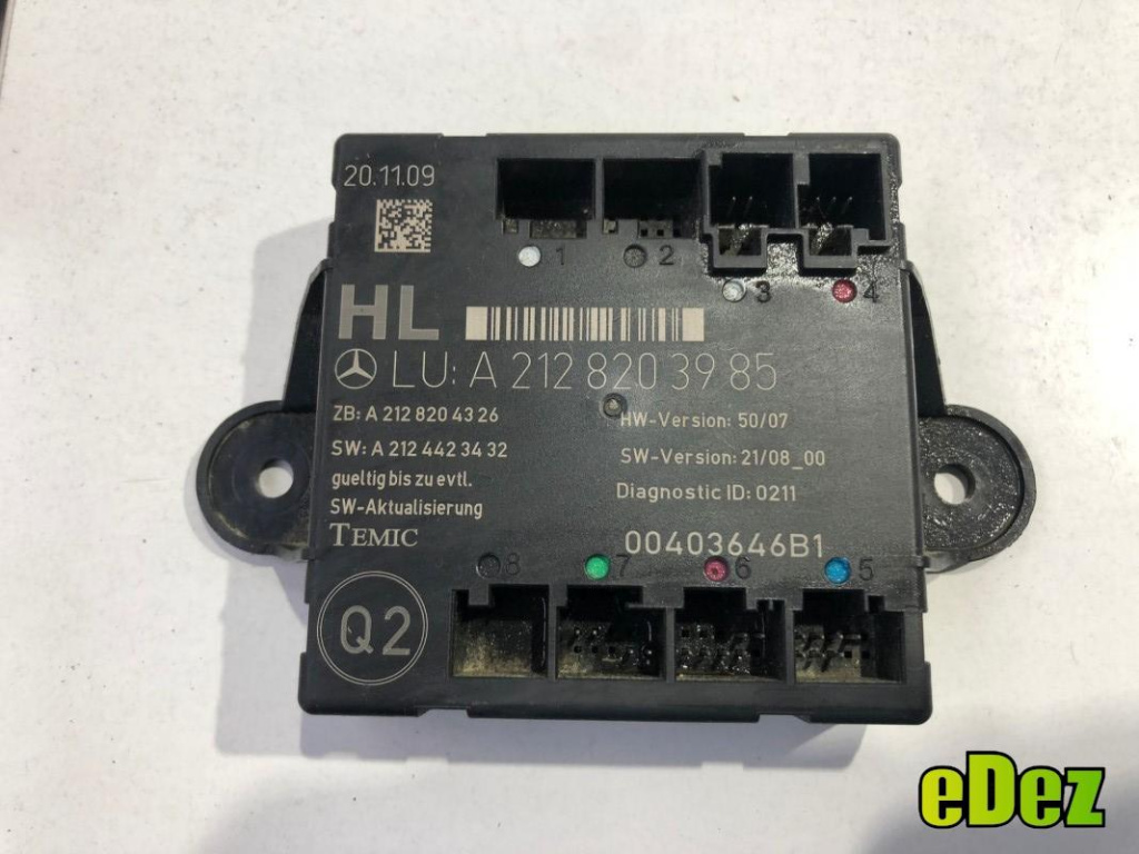 Calculator confort Mercedes C-Class (2007-2010) [W204] a2128203985