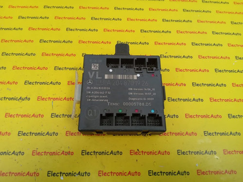 Calculator confort Mercedes C-Class A2048701926, A2048200326