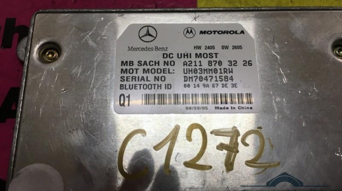 Calculator confort Mercedes E-Class (2002->) [W211] a2118703226