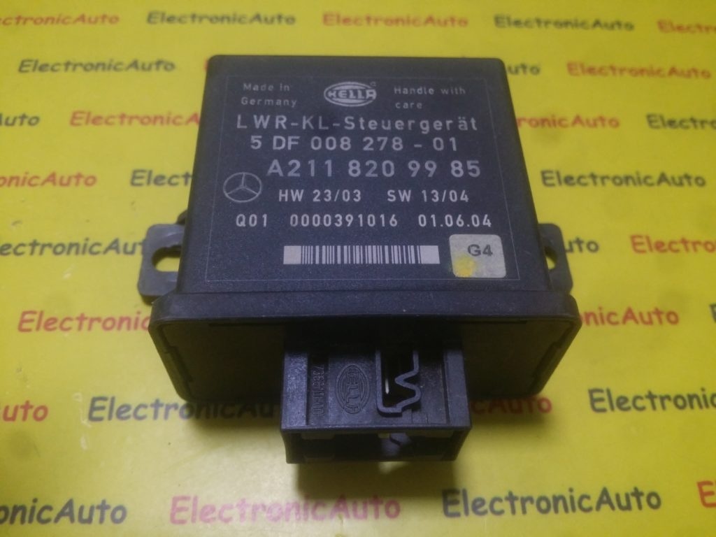 Calculator confort Mercedes E Class A2118209985, 5DF00827801