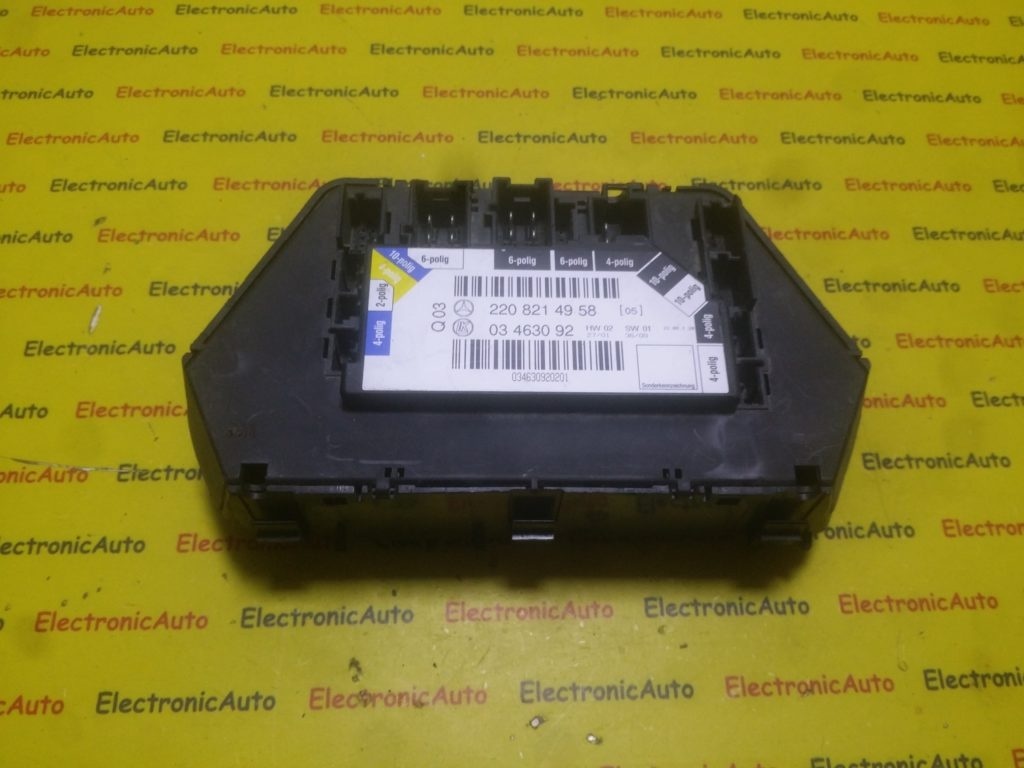 Calculator confort Mercedes W220 S Class 2208214958, 03463092
