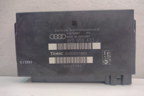 Calculator Confort Modul 8E0959433J / 00002016B2 Audi A4 B6 [2000 - 2005]