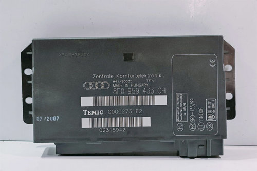 Calculator Confort modul confort 8E0959433CH / 00002731E2 Audi A4 B6 [2000 - 2005]