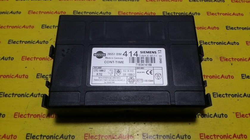 Calculator Confort Nissan Almera 28551BM414, 5WK48511