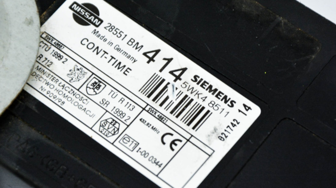 Calculator Confort Nissan ALMERA Mk 2 (N16) 2000 - 2006 Motorina 28551BM414