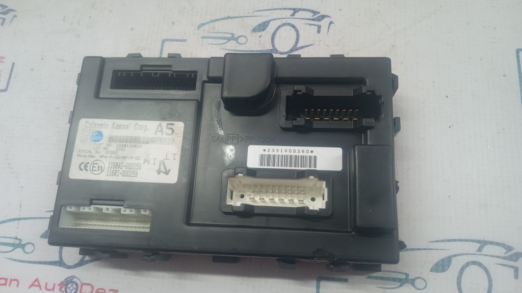 Calculator confort Nissan Juke 1.5 Motorina 2011, 284B11KB1D