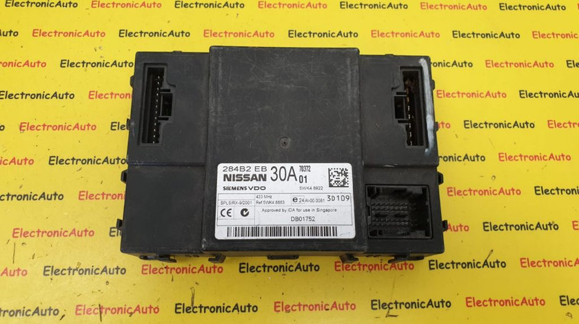 Calculator Confort Nissan Navara Pathfinder, 284B2EB30A01, 5WK48922