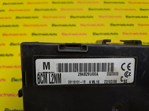 Calculator Confort NISSAN NOTE 284B29U00A, 281161011B