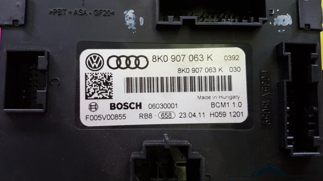 Calculator confort nou Audi A4 (2007->) [8K2, B8] 8K0907063K