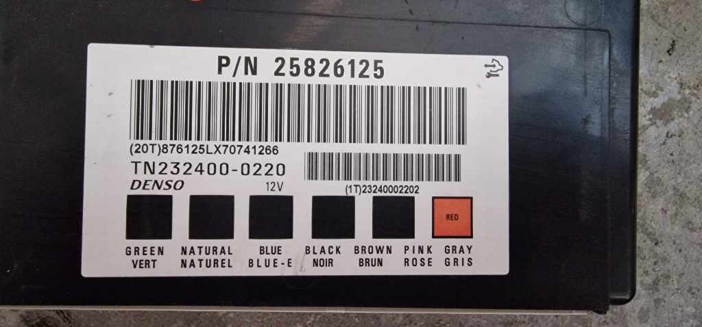 Calculator Confort Opel Antara| Chevrolet Capptiva 2.0 d cod 25826125