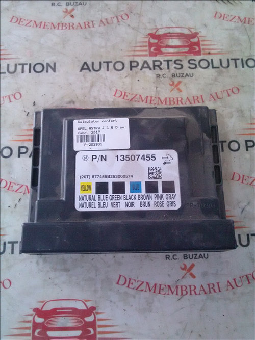 Calculator confort OPEL ASTRA J 1.6 D an fabr. 2017