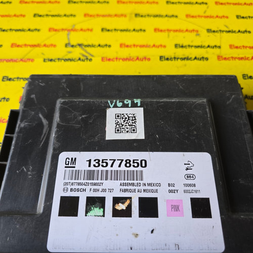 Calculator Confort Opel Astra J, k, 13577850, F00HJ00727,