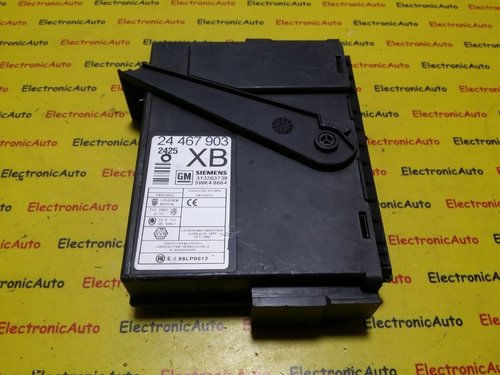Calculator Confort Opel Corsa C, 24467903 XB, 5WK48664