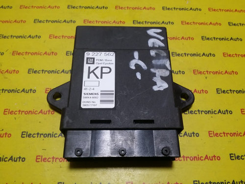 Calculator Confort Opel Vectra C 9227562, 5WK46002