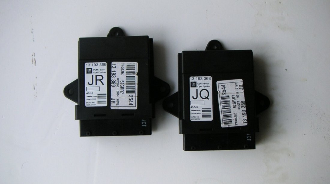 Calculator confort Opel Vectra C cod 13193369 JR, 13193368 JQ