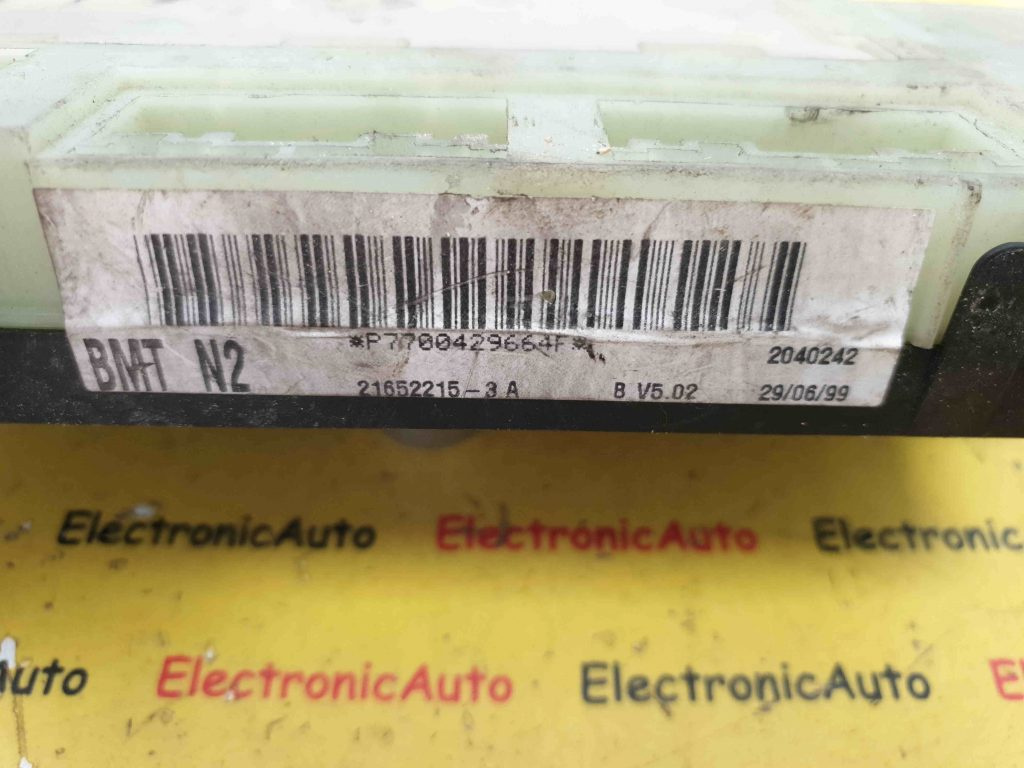 Calculator Confort Renault, 21652215-3A, P7700429664F, BMT N2