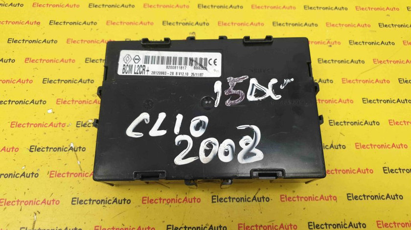 Calculator Confort Renault Clio, 8200811817, 28120983-2B, BCM L2CR+