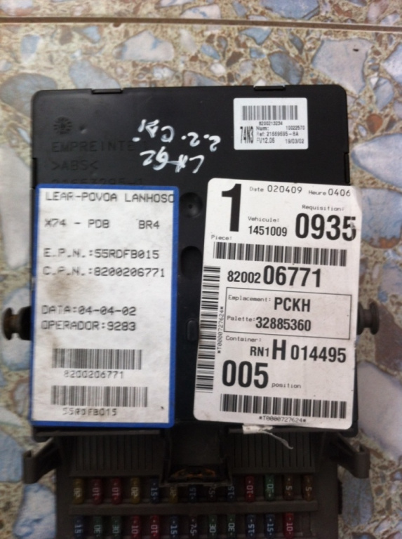Calculator confort Renault Laguna 2 [2001 - 2005] Liftback 2.2 DCi MT (150 hp) II Grandtour (KG0/1_)