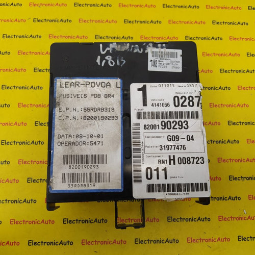 CALCULATOR CONFORT Renault Laguna 2, 8200190293, 8200192469