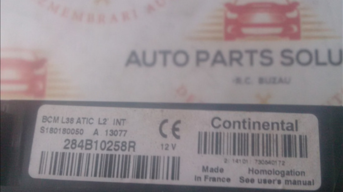 Calculator confort RENAULT Megane 3 2009-2014