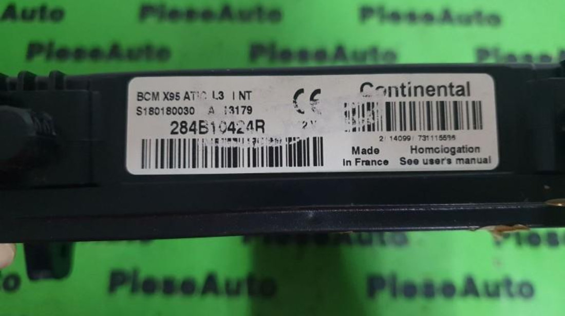 Calculator confort Renault Scenic 3 (2009->) 284b10424r