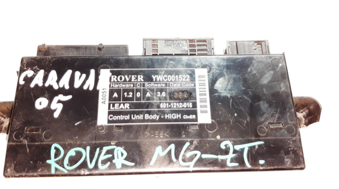 Calculator Confort Rover 75 (RJ) 1999 - 2005 YWC001522, 601-1212-016, 6011212016