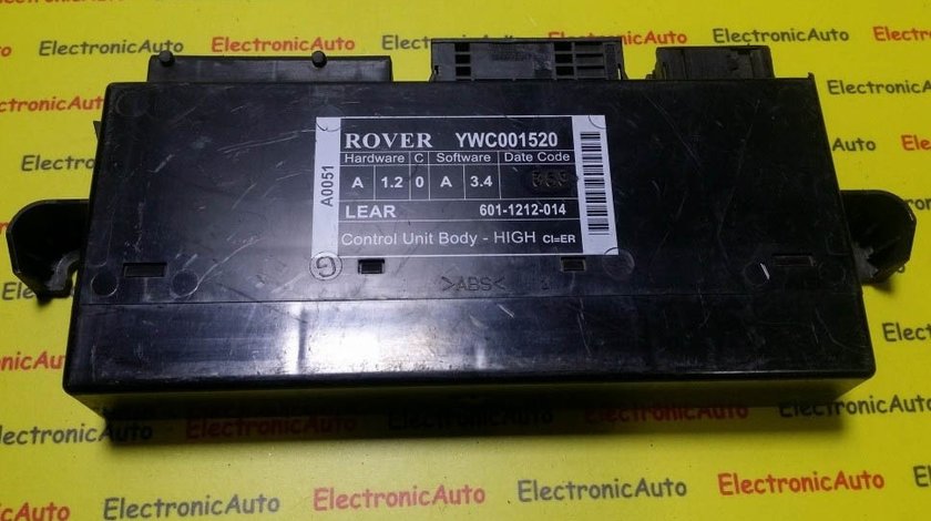 Calculator confort Rover 75 YWC001520