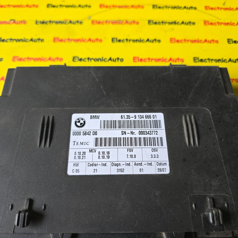 Calculator confort scaun BMW 6135913466601, 00005842D0,