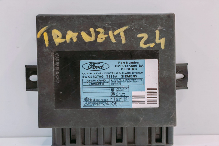 Calculator Confort Siemens Modul 1C1T15K600BA / 5WK4827G T83SA Ford Transit 3 [2000 - 2006]
