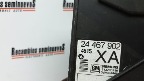 Calculator CONFORT SIEMENS OPEL CORSA 24 467 902 XA / 24467902XA / 313203739 / 5WK4866524 467 902 XA...