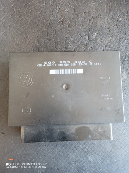 Calculator Confort , Skoda FABIA 1, 1999-2008 , 1.4 16V Benzina COD - 6Q0959433C