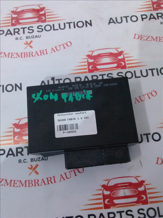 Calculator confort SKODA FABIA 1.4 TDI